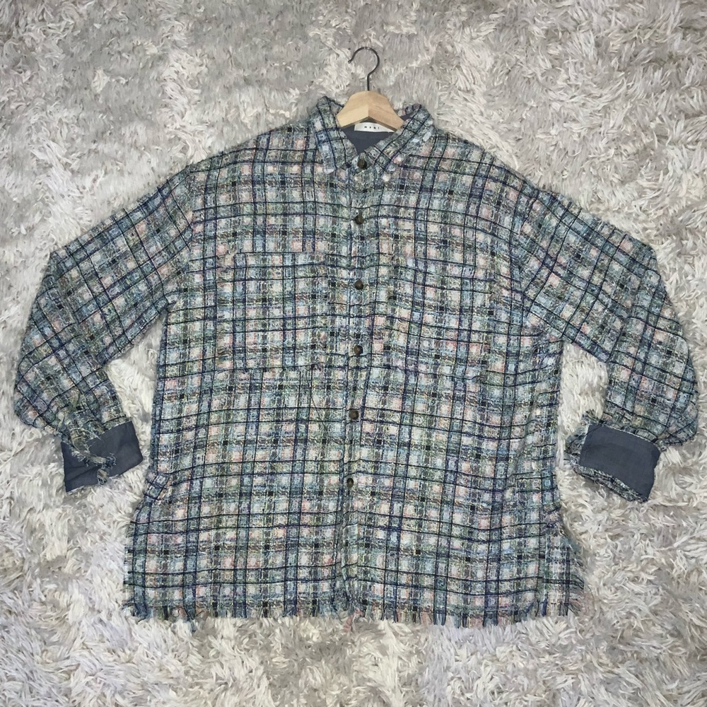 MNML Plaid Button-Up Shirt